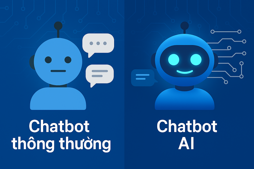 AI Chatbot vs Chatbot truyền thống: 7 khác biệt cốt lõi doanh nghiệp cần biết