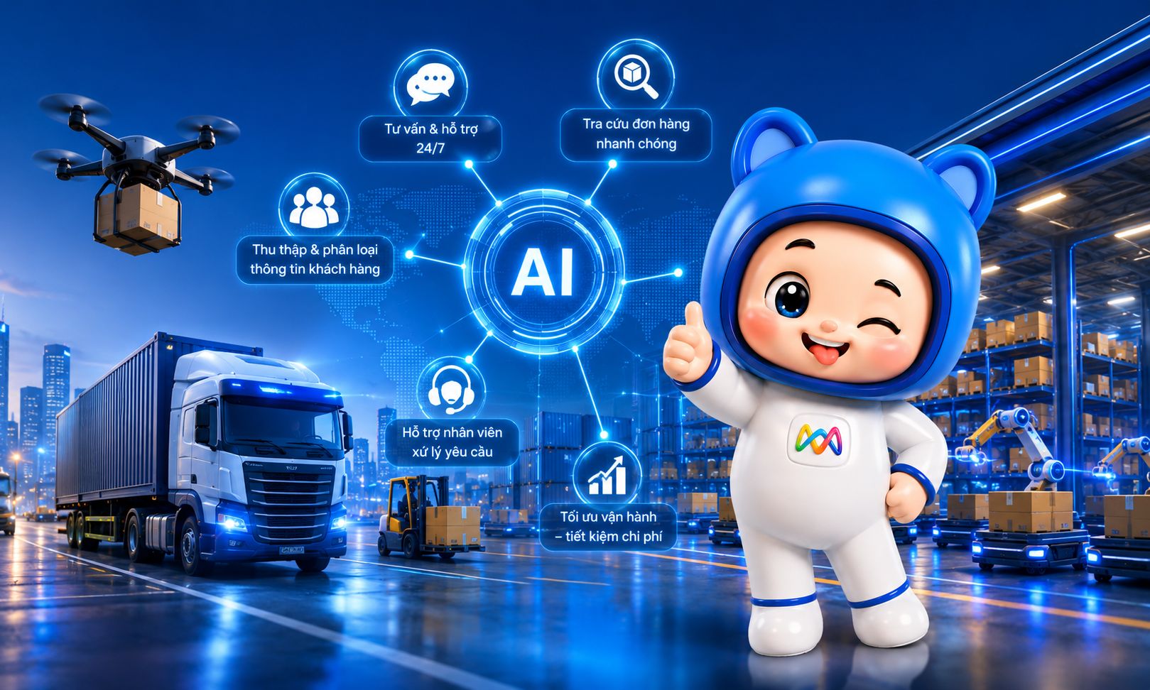 Chatbot AI Logistics: Giải Pháp Tối Ưu Vận Hành Và Chăm Sóc Khách Hàng
