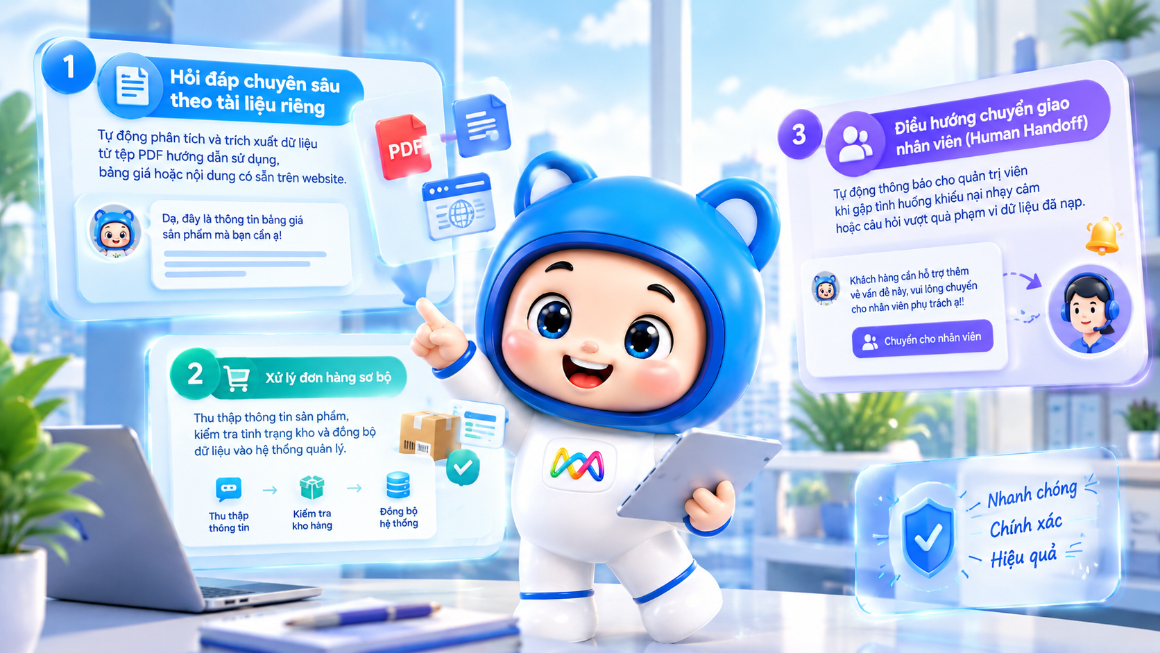 khả năng vận hành của trợ lý AI