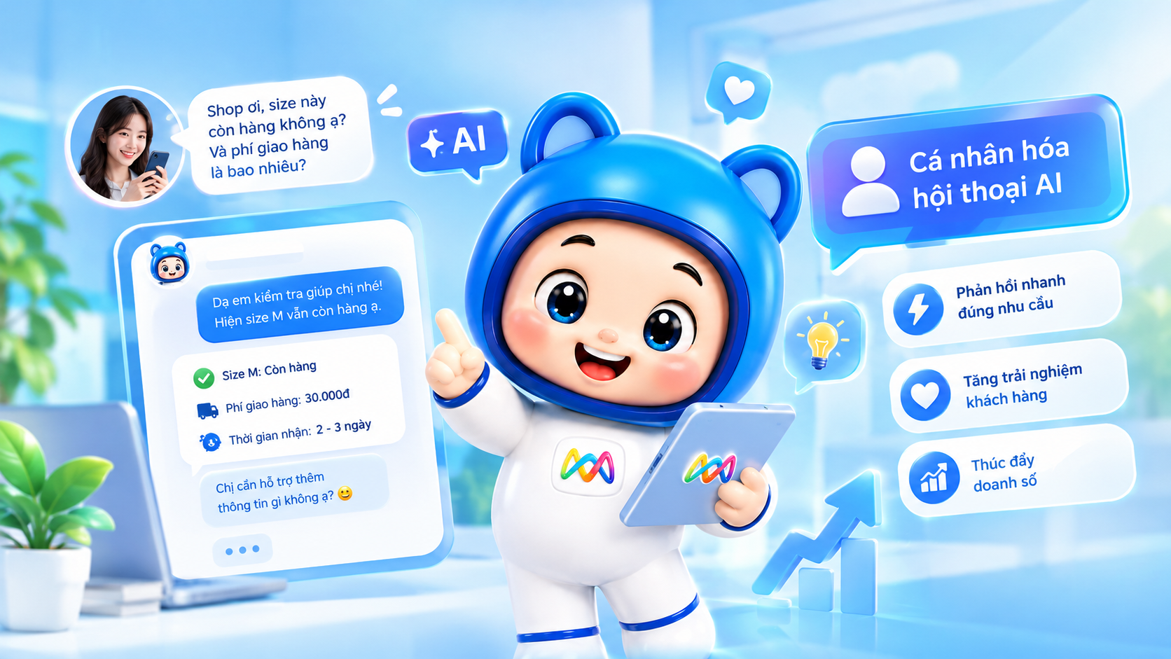 Cá nhân hóa hội thoại AI giúp doanh nghiệp thấu hiểu nhu cầu khách hàng và nâng cao trải nghiệm tương tác